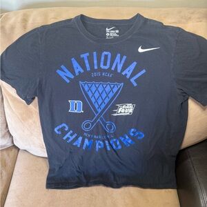 Nike Men’s Medium 2015  Black & Blue National Champions T-Shirt